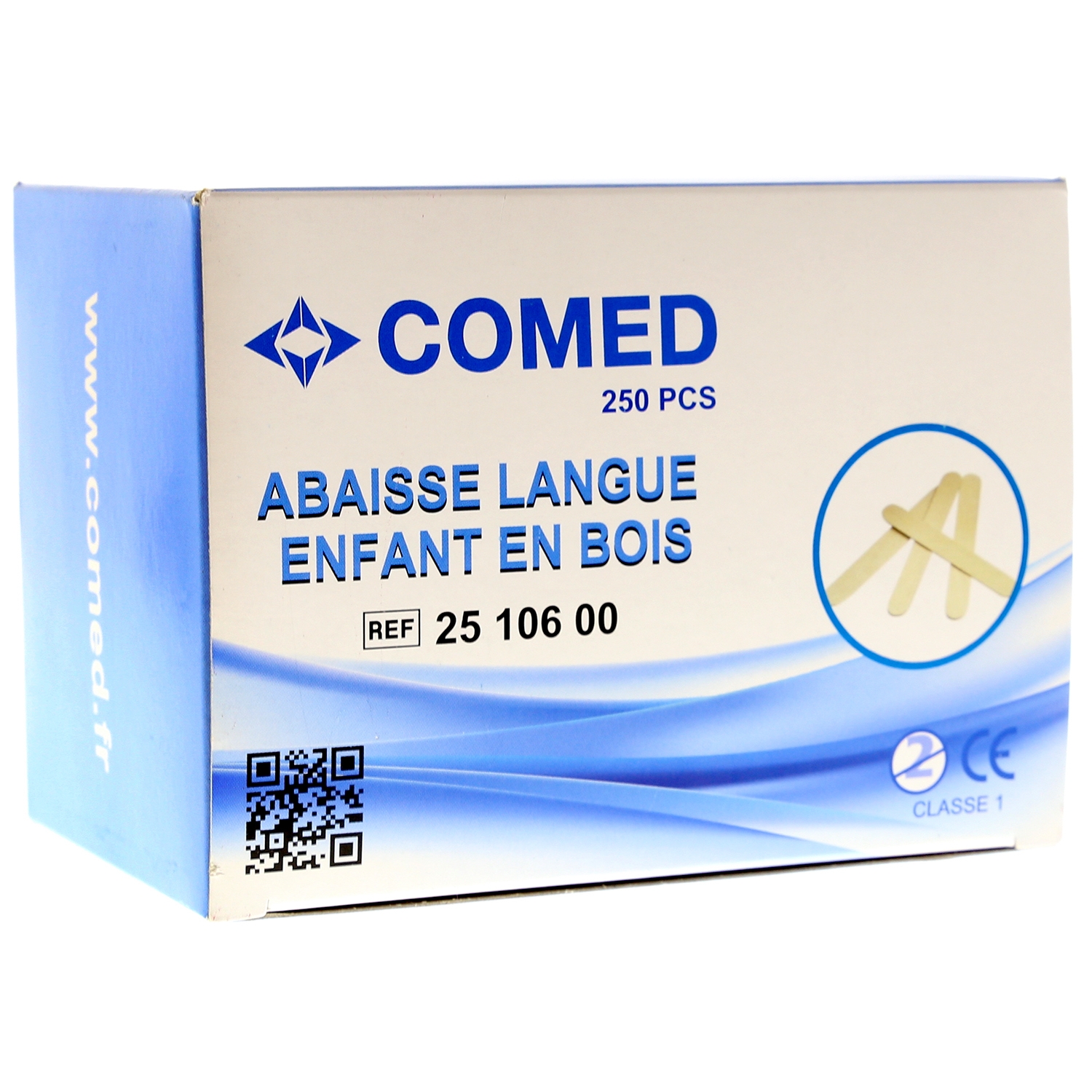 Abaisse langue enfants 114 x 14 x 1,6 mm (250 pcs)