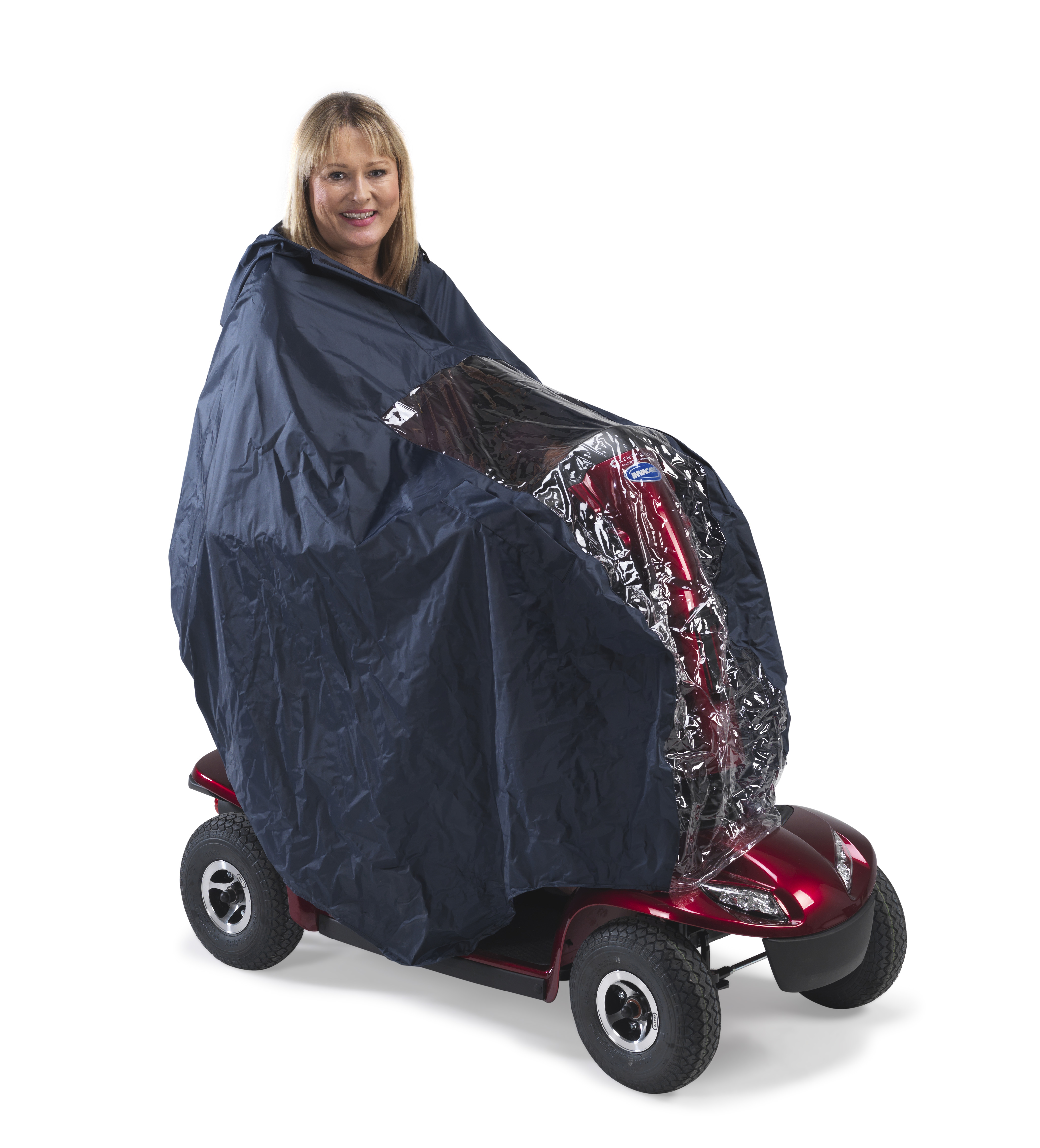 Poncho pour scooter avec protection de la personne et du scooter
