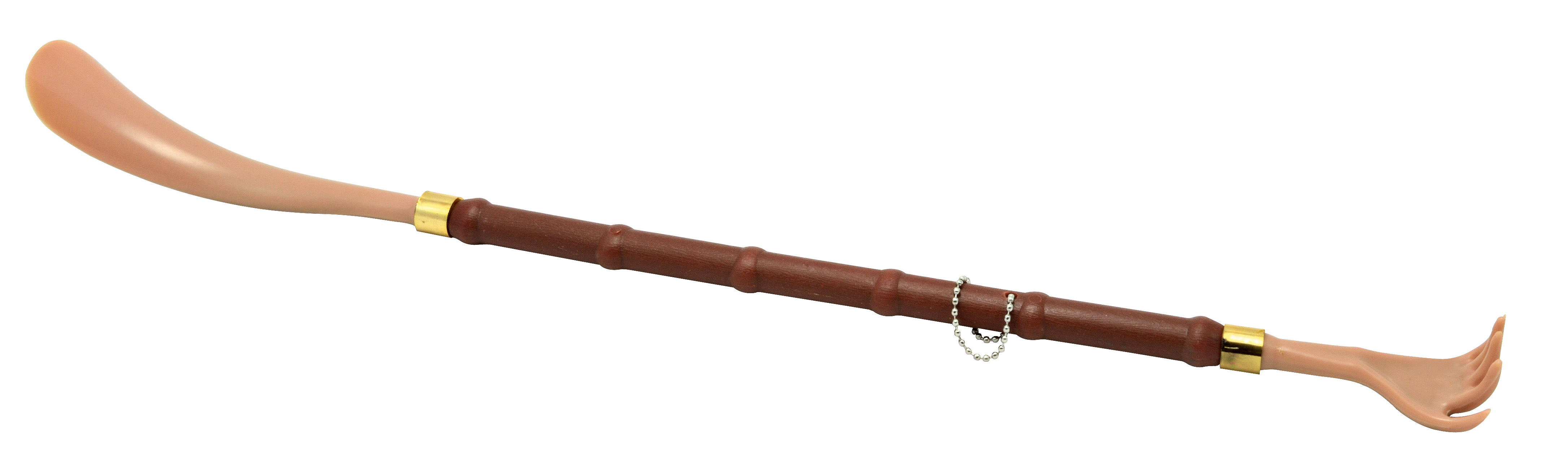 Chausse-pied avec gratte-dos en matière synthétique, 56 cm