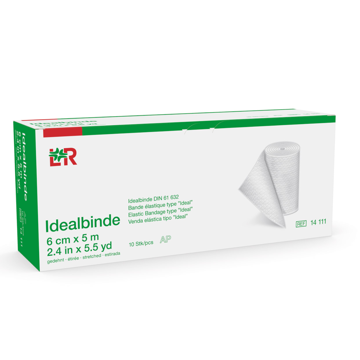idealbinde 6 cm x 5 m (10 st)