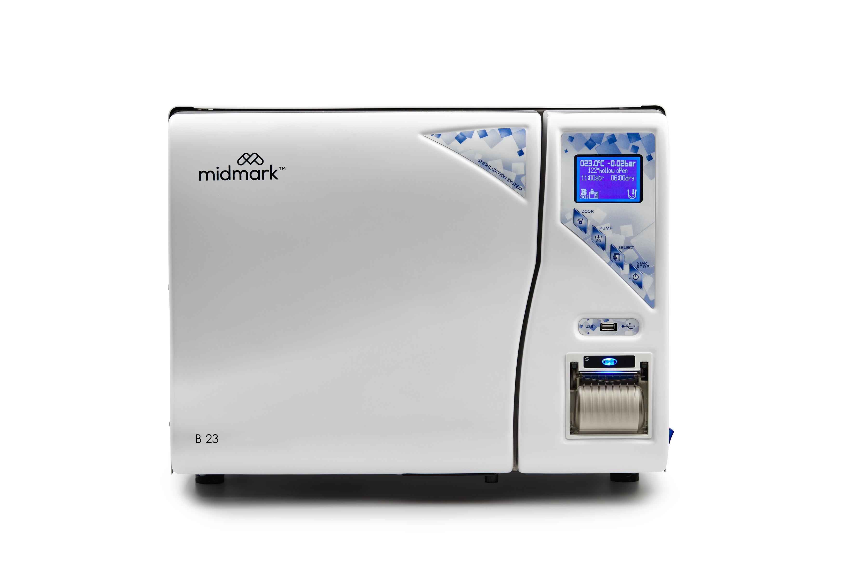 Midmark classe B autoclave vapeur + suivi USB