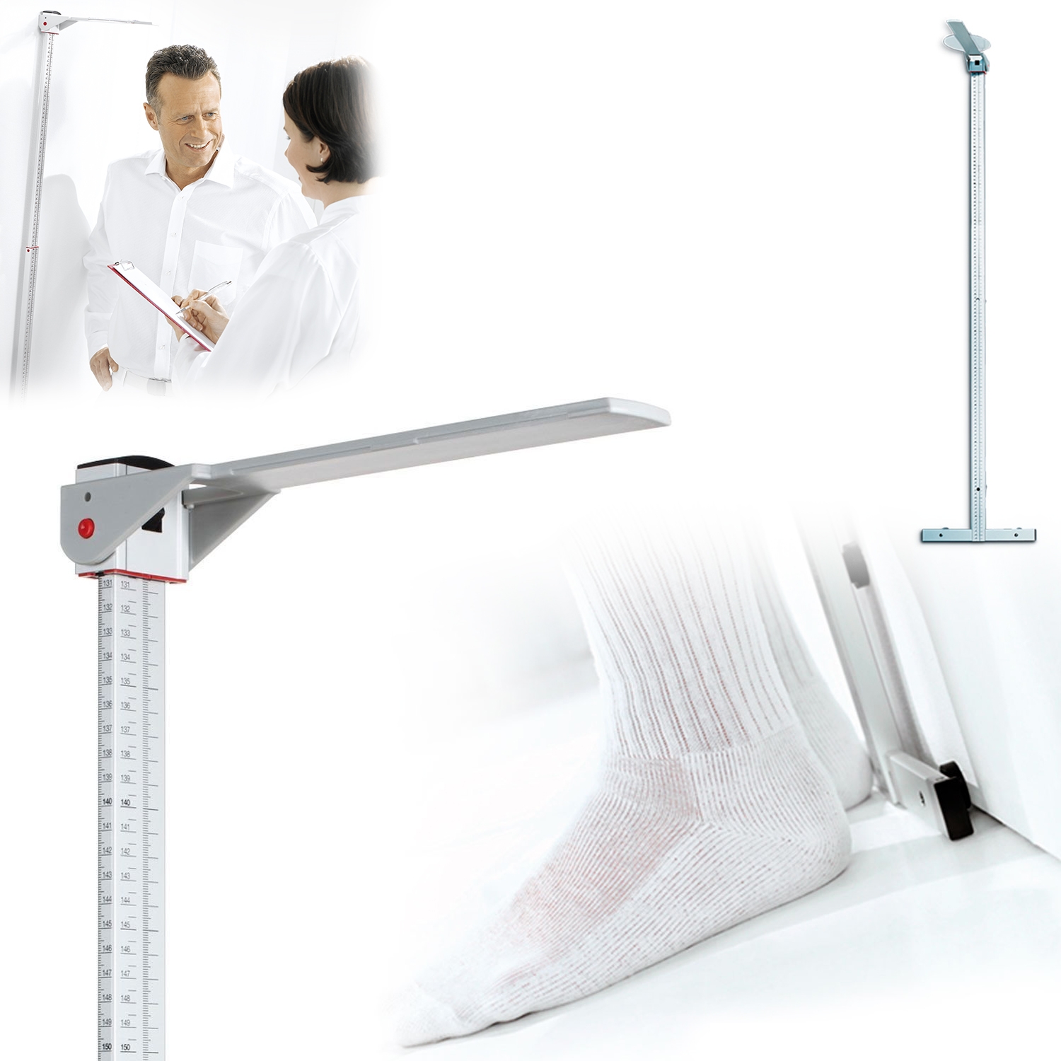 Seca 222 toise téléscopique - 6-230 cm