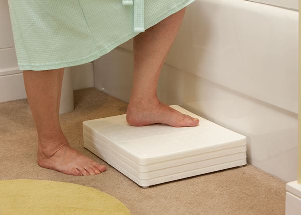 Dalle-marche pour entrer dans la baignoire - 2,5 cm (4 pcs)