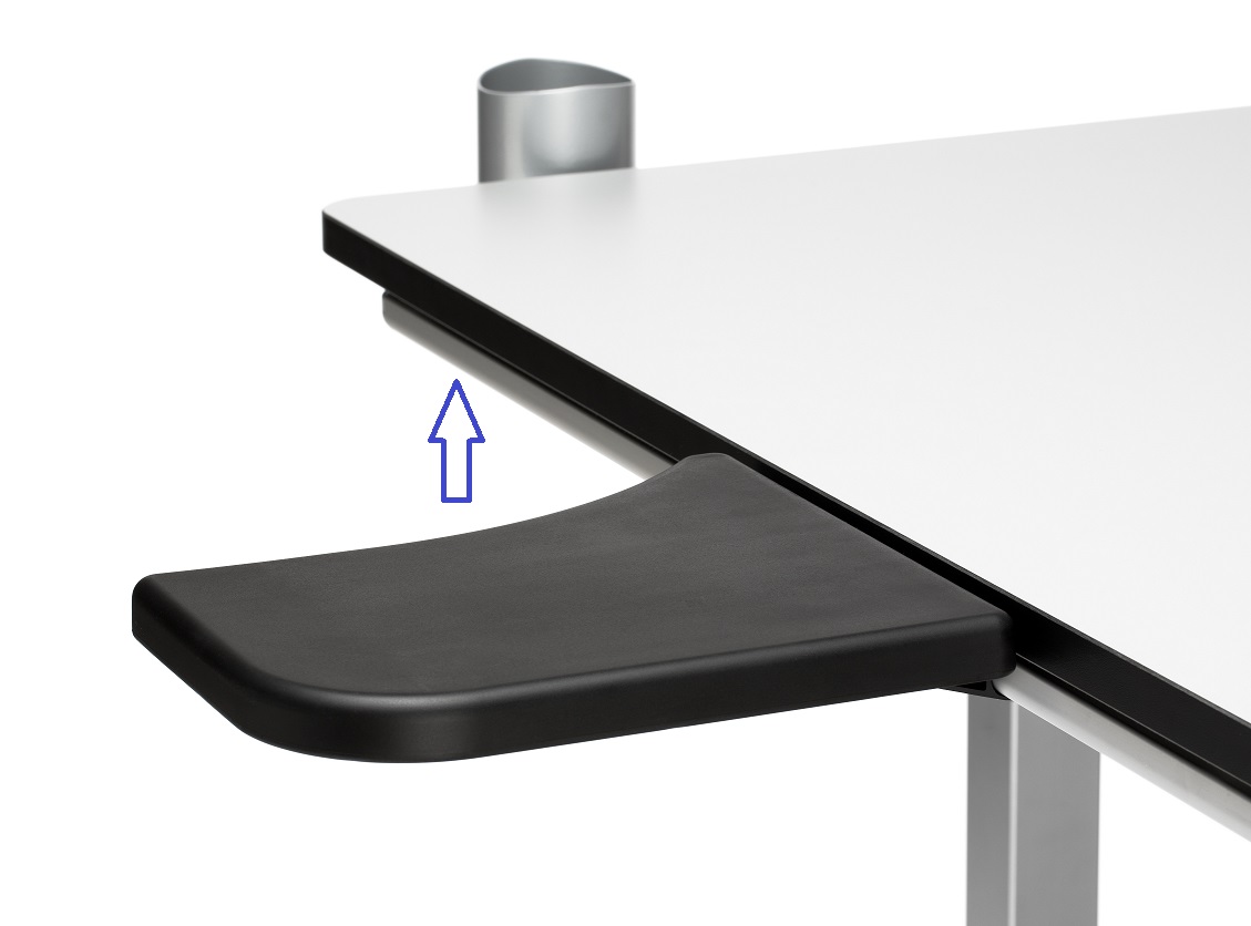 Rail pour fixation accoudoirs Ropox Ergo table