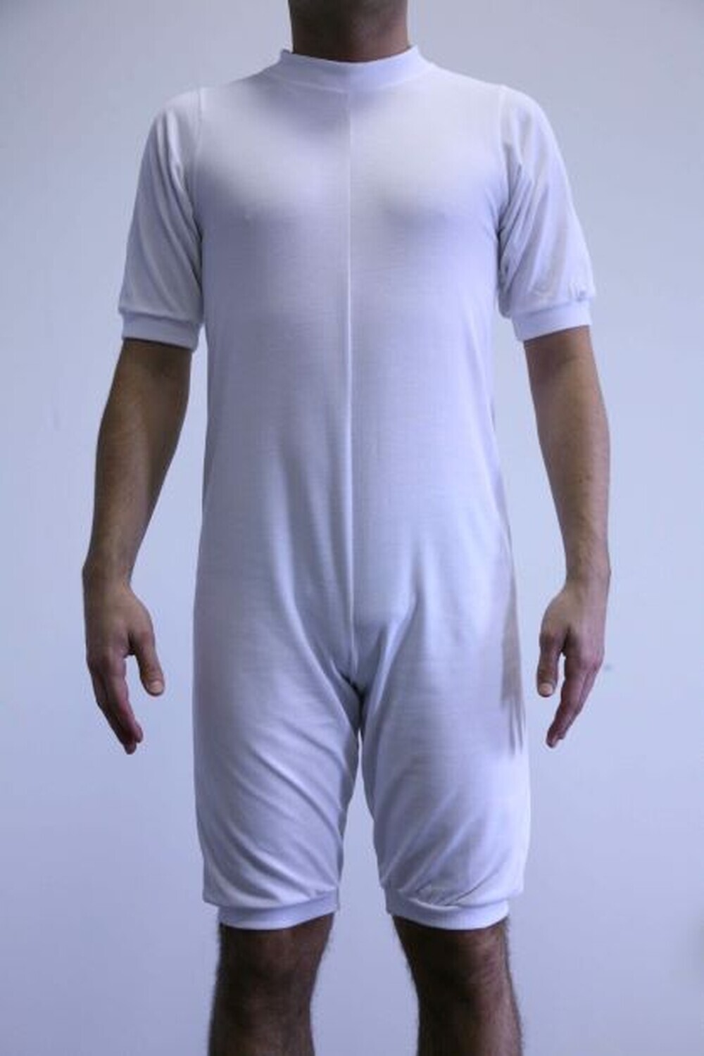 Body manches/pantalon courtes - fermeture en dos