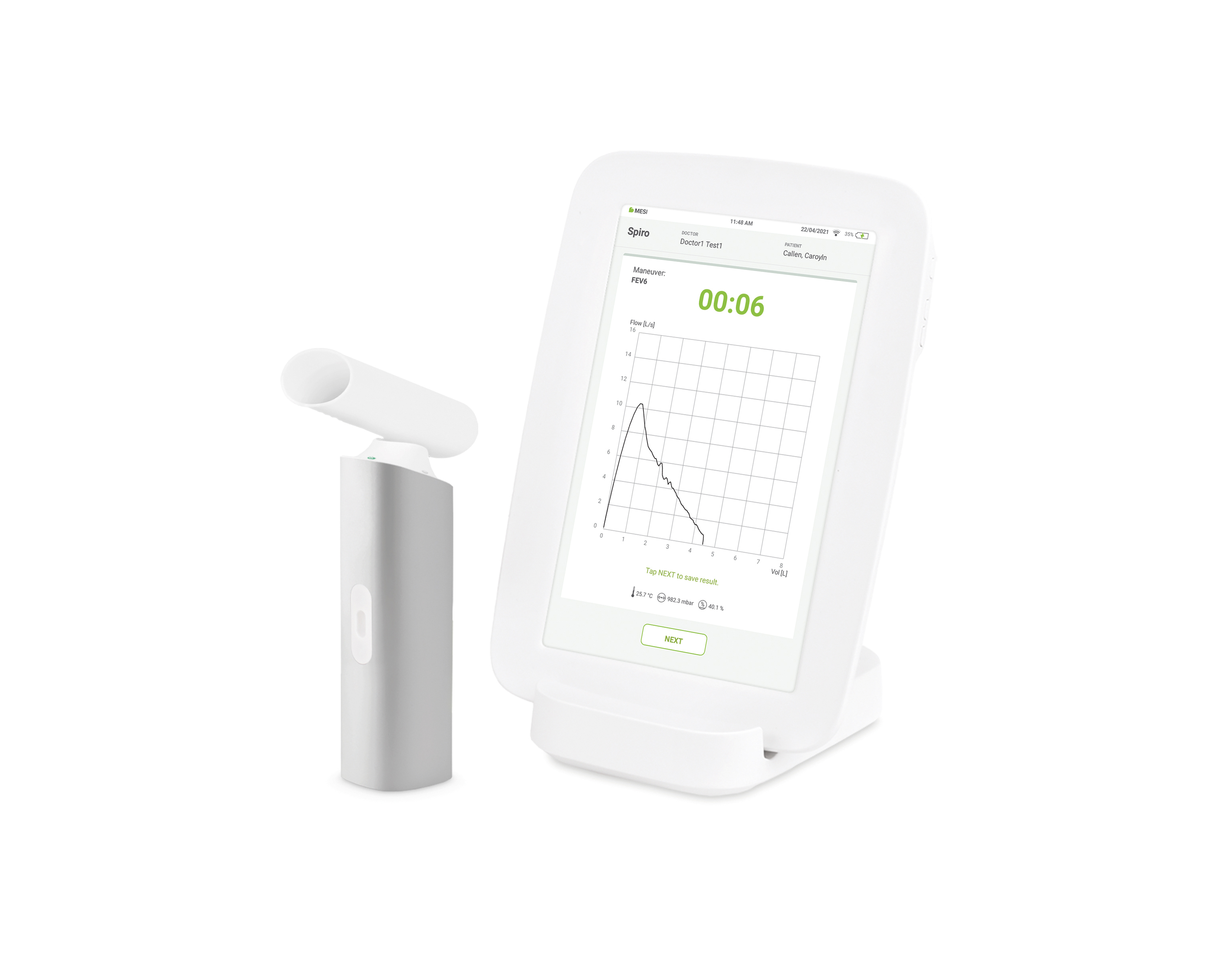 MESI mTABLET + SPIRO - sans fil