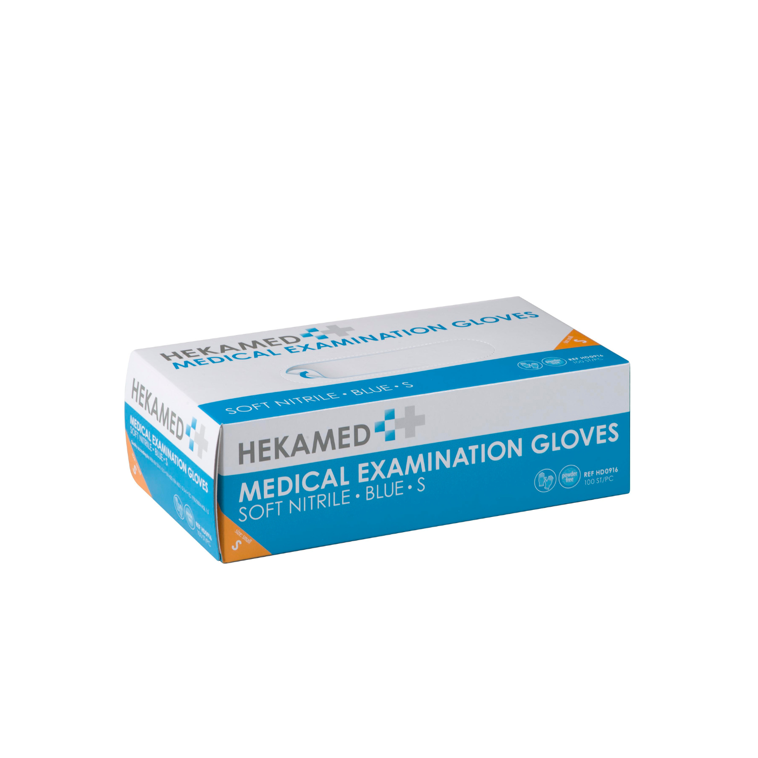 Gants Hexamed nitrile bleu (100 st)