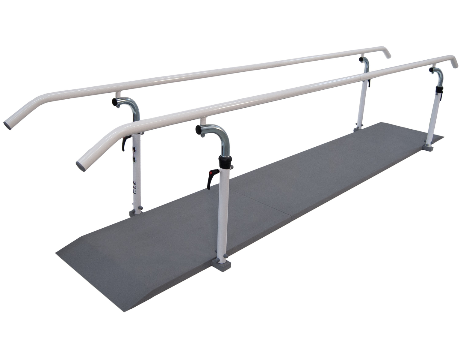 Barres paralleles plancher - 4 m - largeur 36 - 87 cm - hauteur 78 - 104 cm