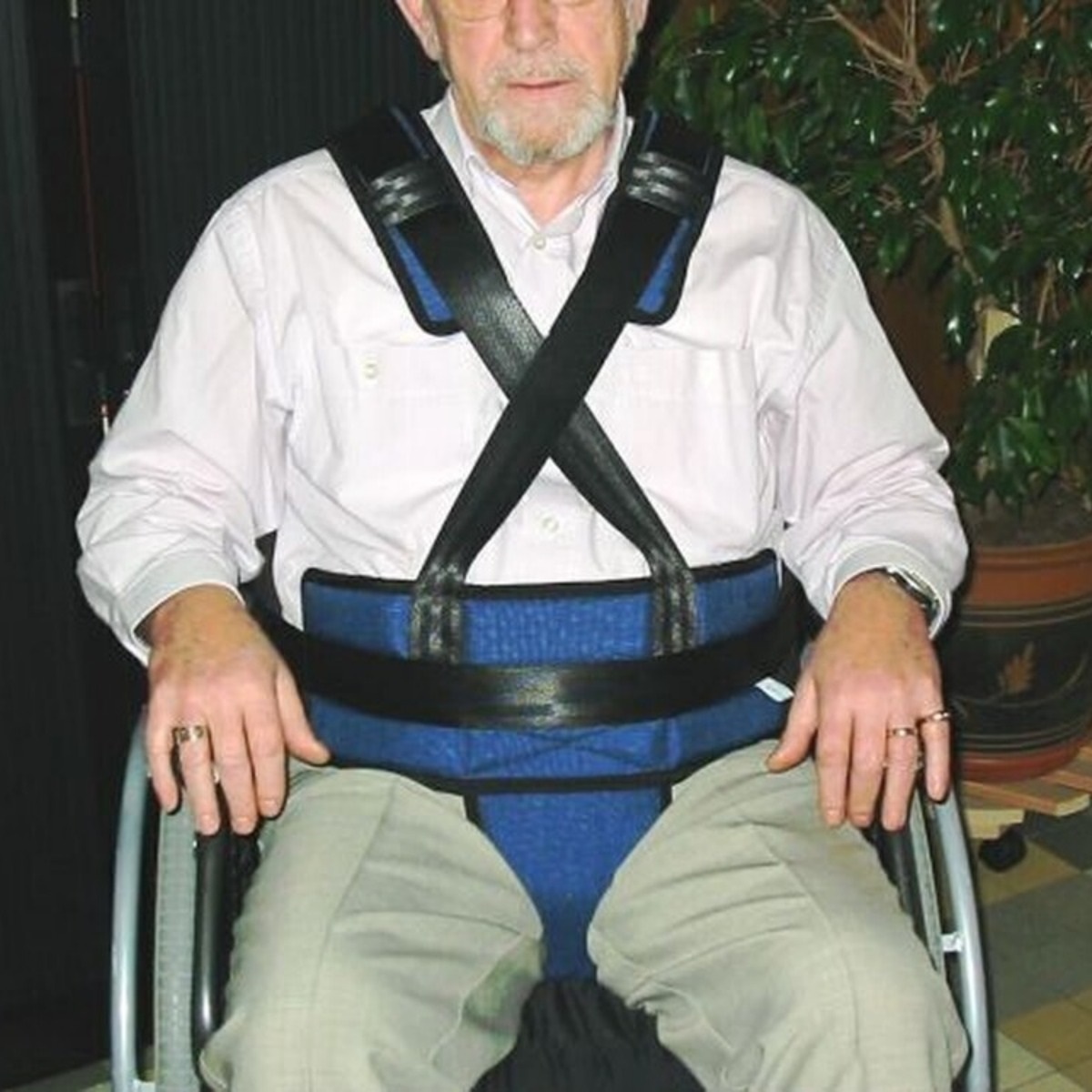 SafeBelt ceinture pelvienne et épaule avec boucle à clips