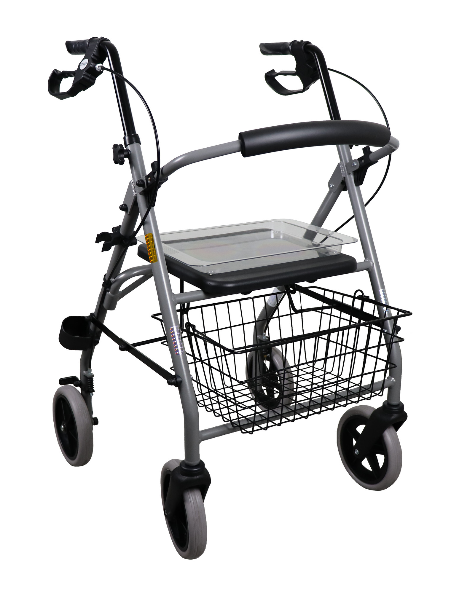 Rollator pliable Gigo 2G , en aluminium, à 4 roues