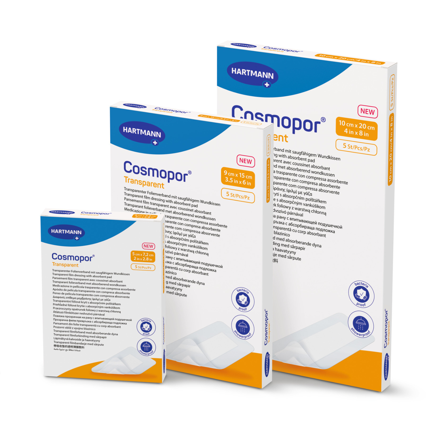 Cosmopor transparent stérile