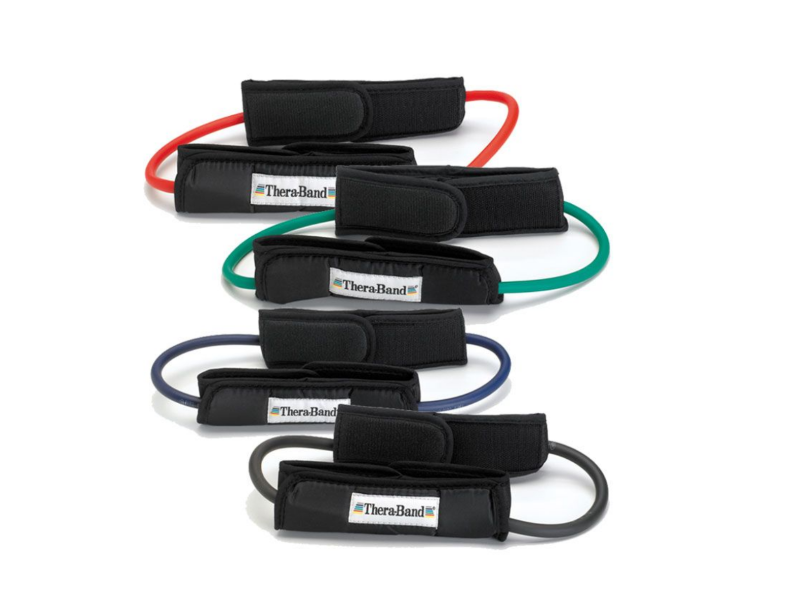 Thera-Band Tubing Loop avec brassard - spec. fort - noi
