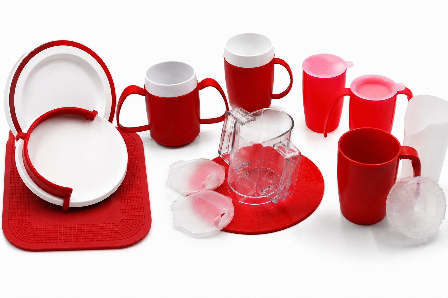 Kit de références - gobelets et assiettes adaptés
