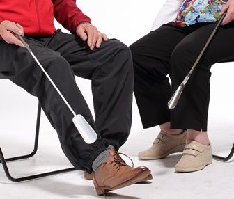 Chausse-pied en métal légér