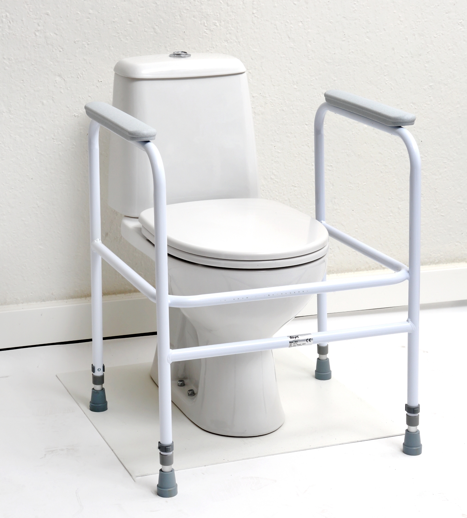 Cadre de toilette Days acier blanc