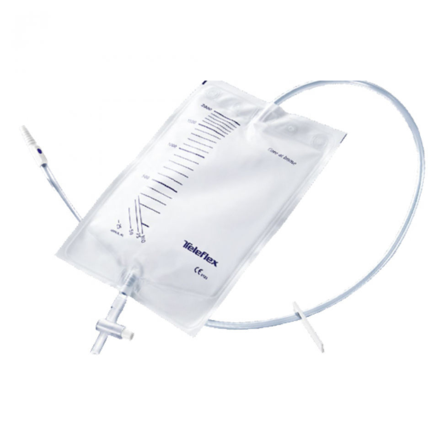 Ruchecare sac à urine avec évacuation pour homme-femme - 2000 cc - 10 pcs