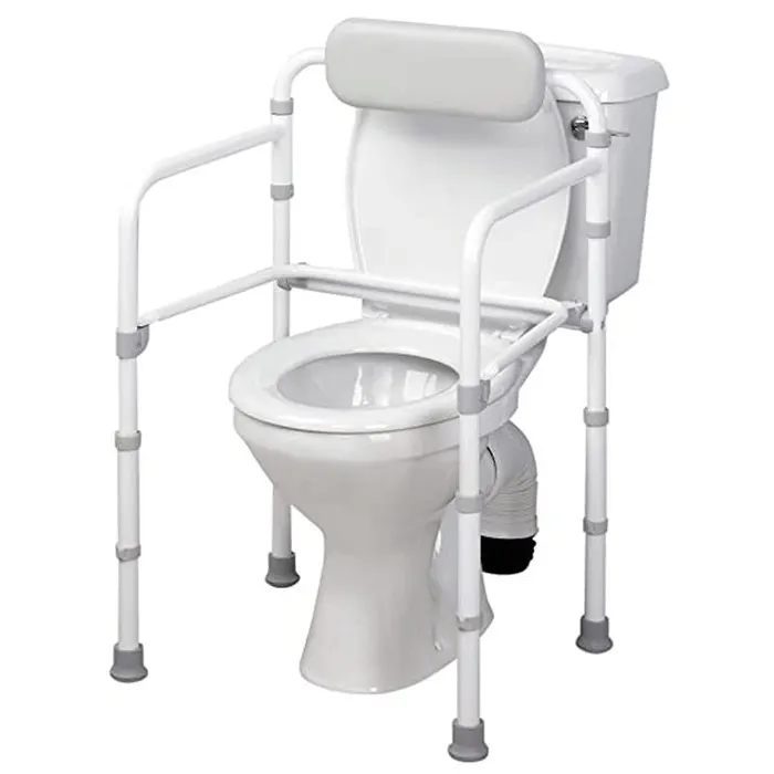 Cadre de toilette avec dossier Uniframe, repliable