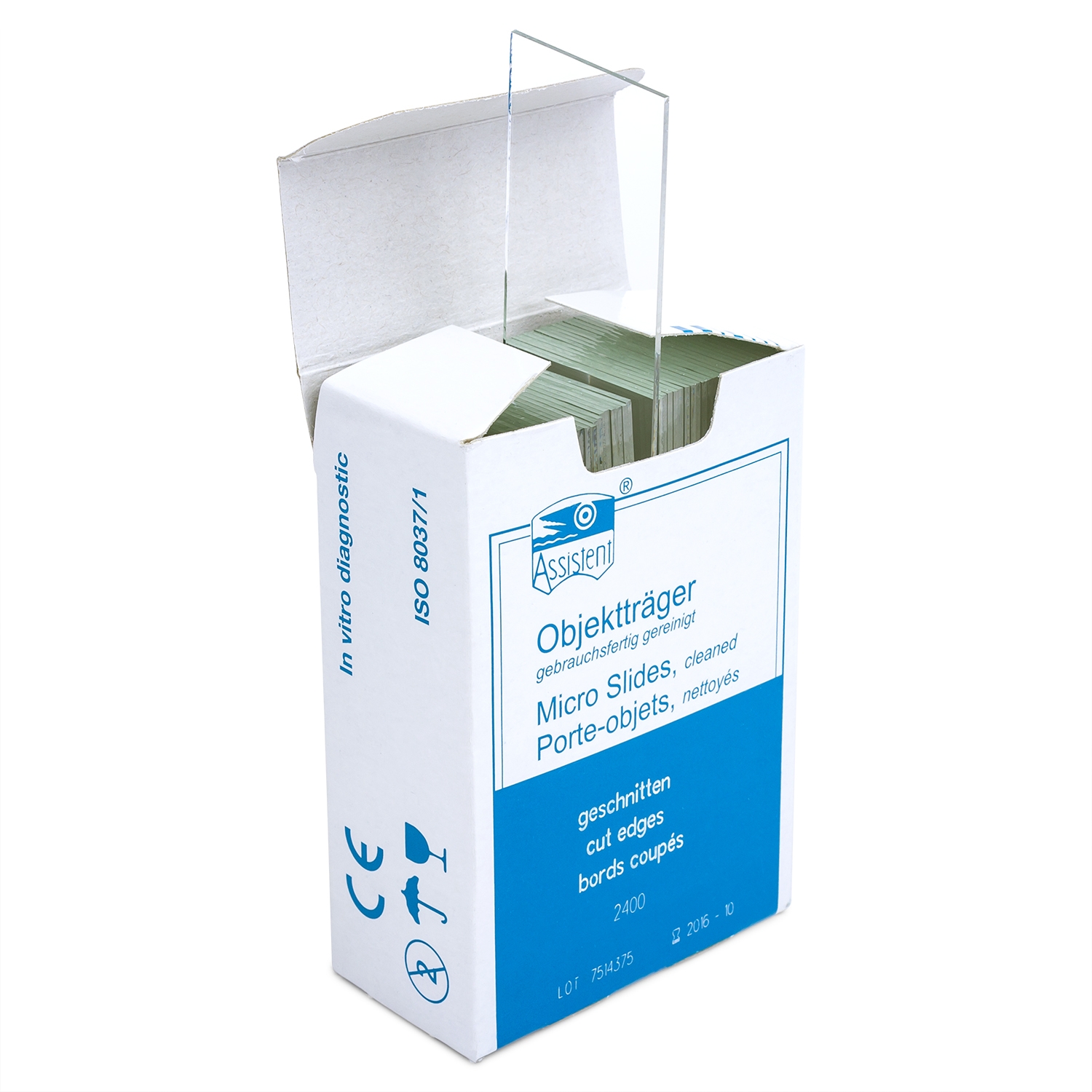 Lames microscope - 76 x 26 mm (50 pcs)