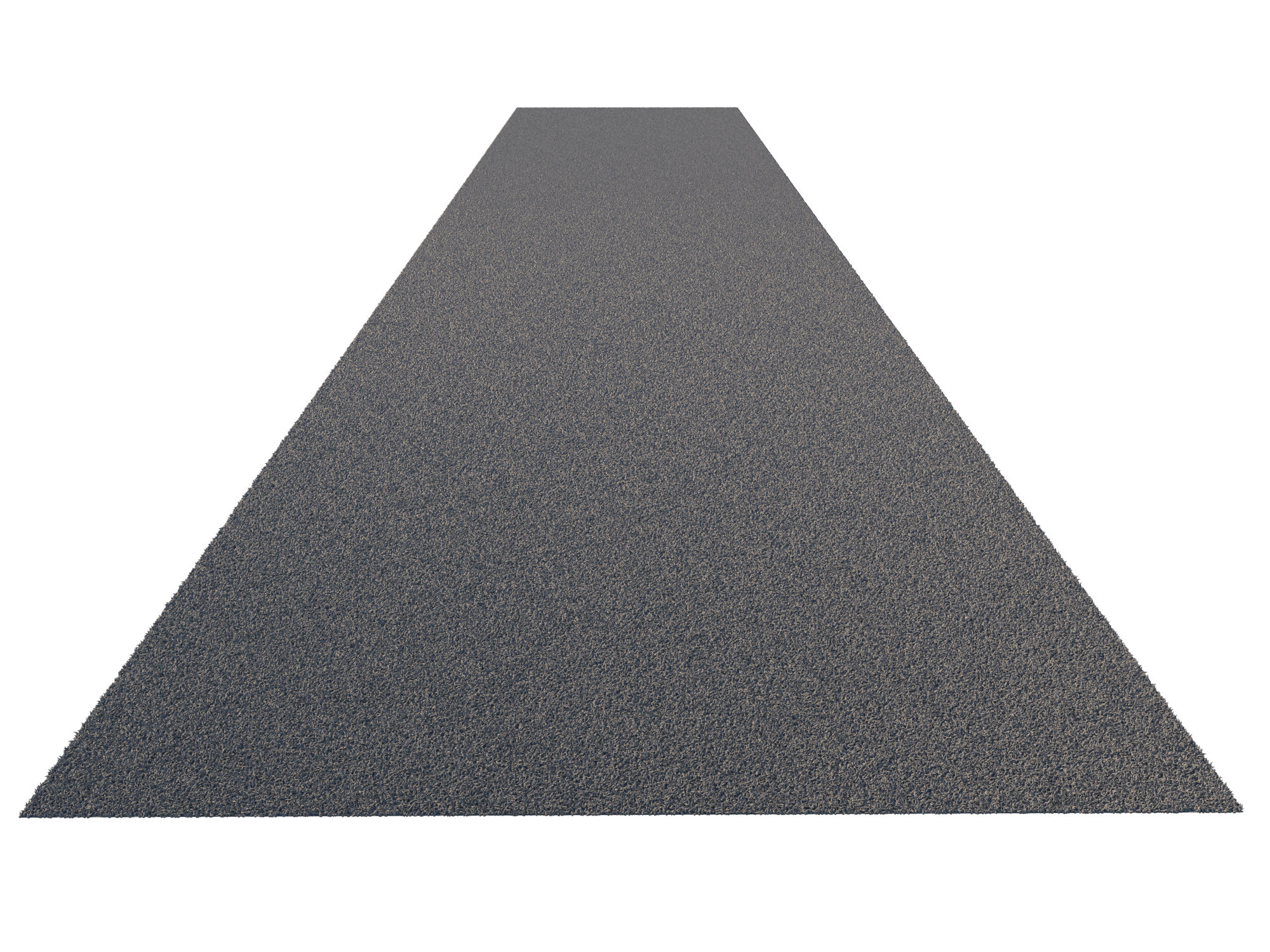 Piste de sprint uni outdoor - non imprimé -  gazon artificiel tufté - 30 x 2 m - gris clair
