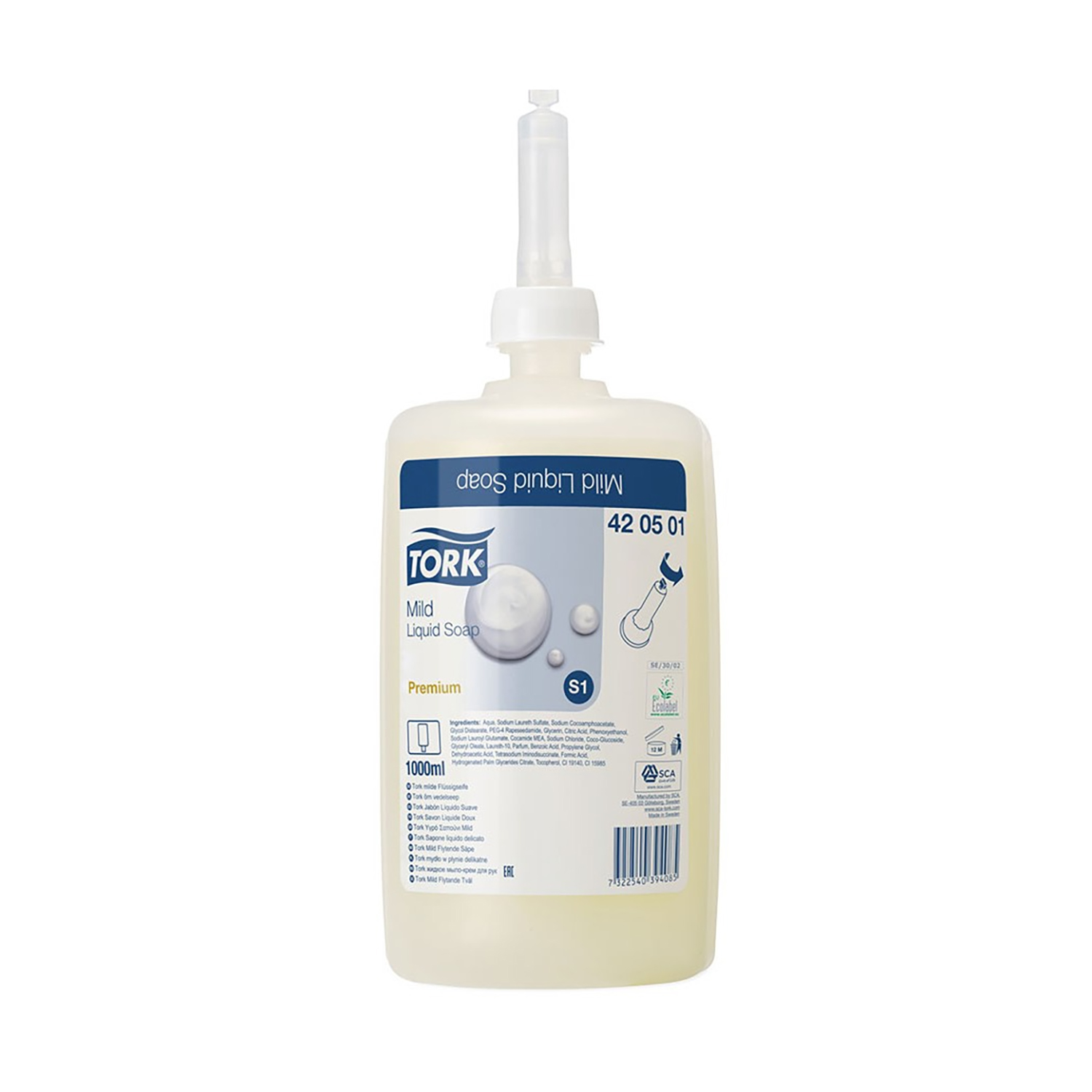 Tork savon liquide - légèrement parfumé - 1 l