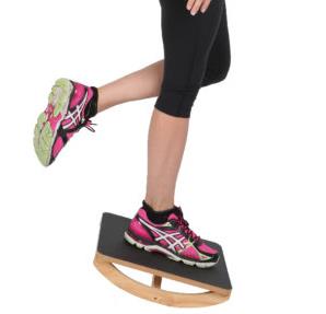 Planche d'équilibre/de balance en bois unidirectionale 40 x 40 cm carré -- 05-040003