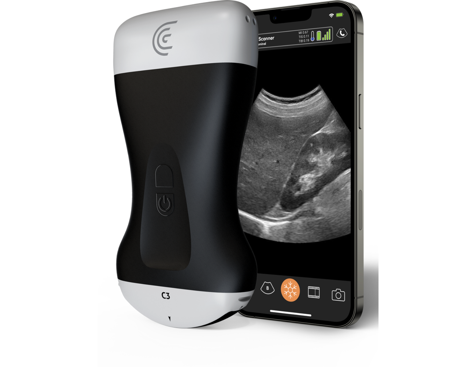 Clarius C3 - appareil d'échographie - Convex Abdominal