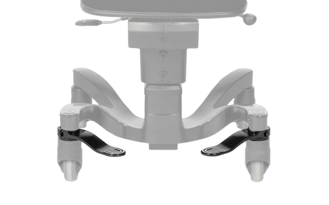 Repose-pieds rabattables individuellement droite + gauche pour Vela Tango 700
