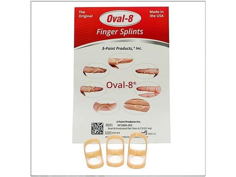 Oval 8 splint par taille