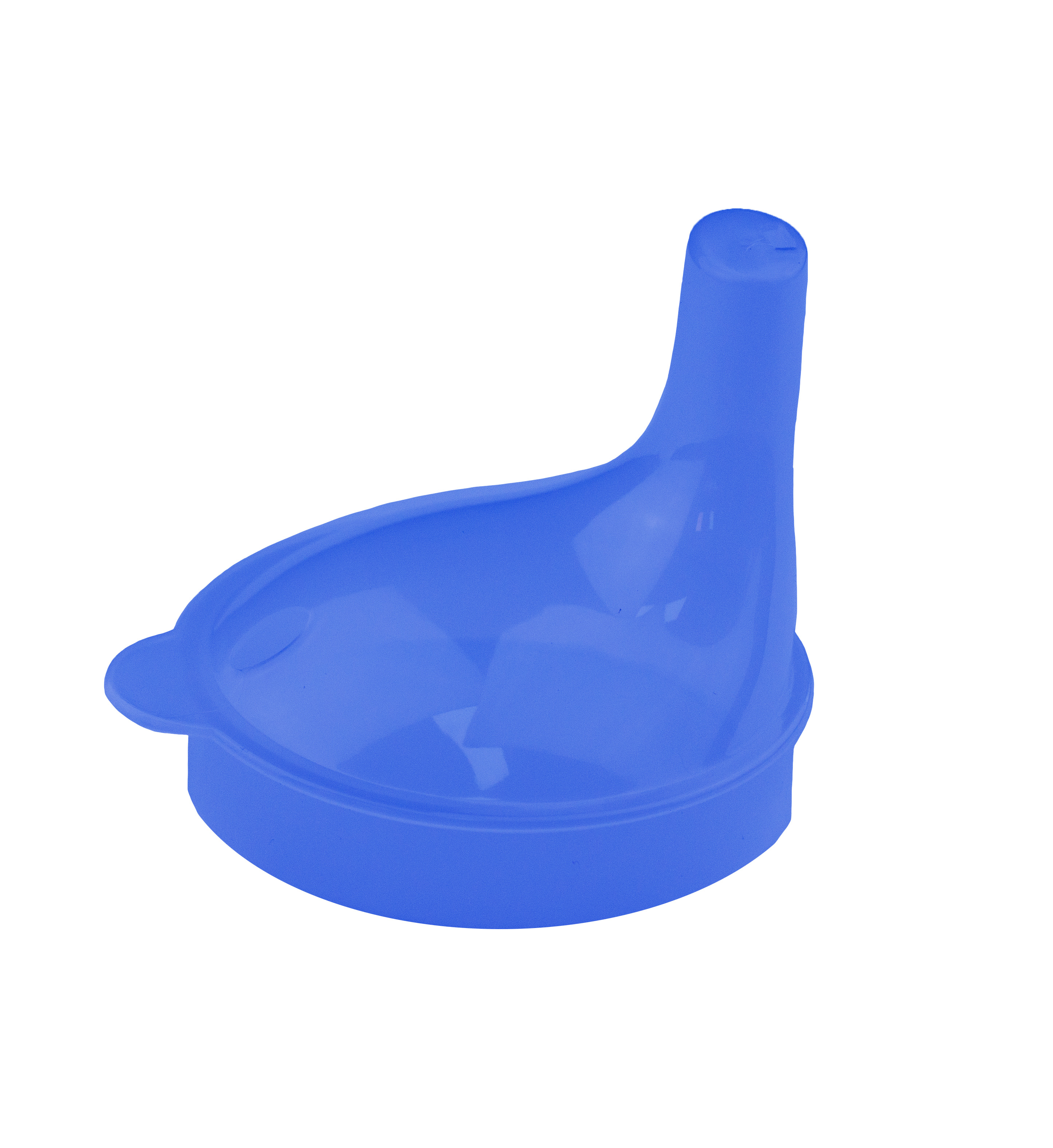 Bec verseur pour gobelet Adhome long avec petite ouverture bleu