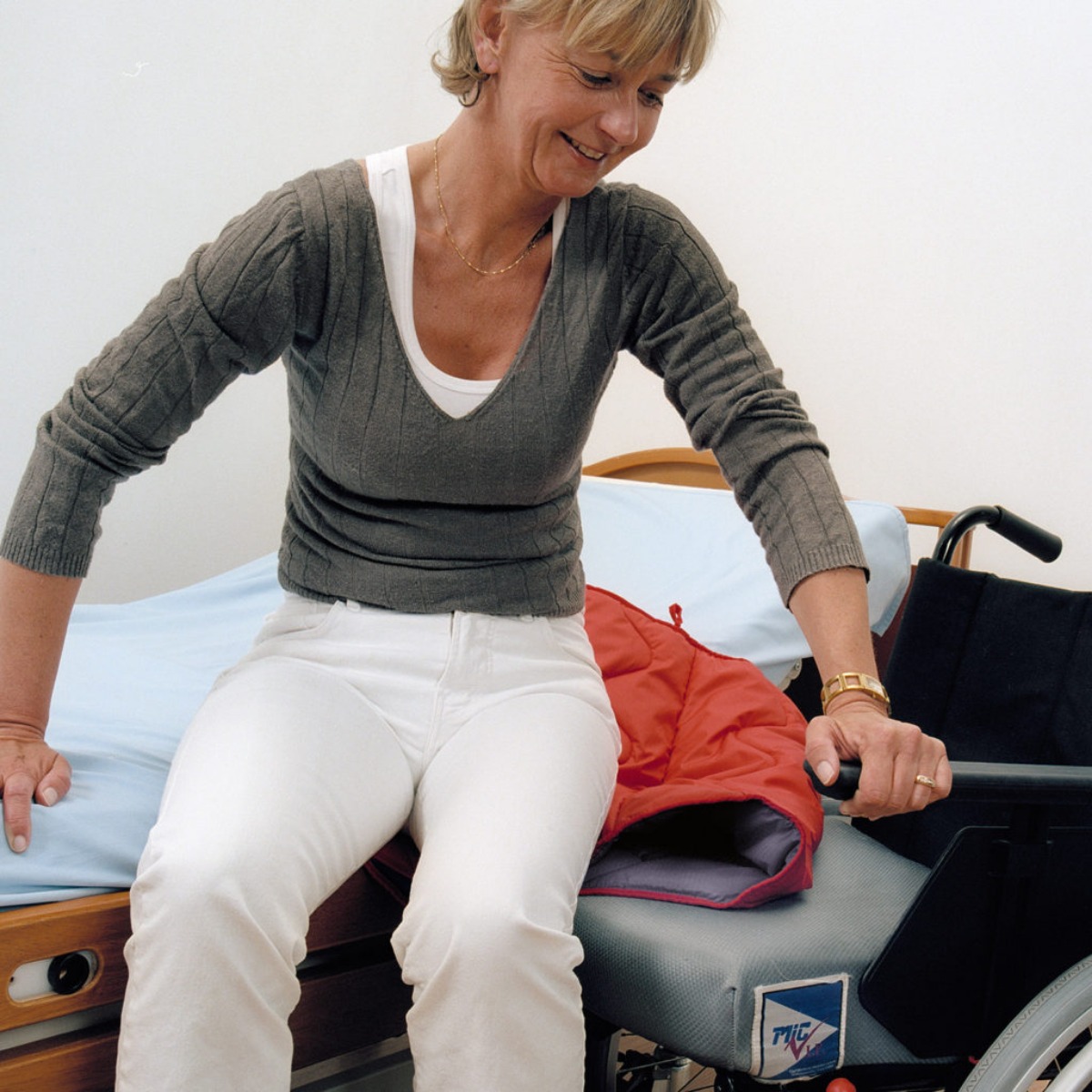 Transfert en position assise