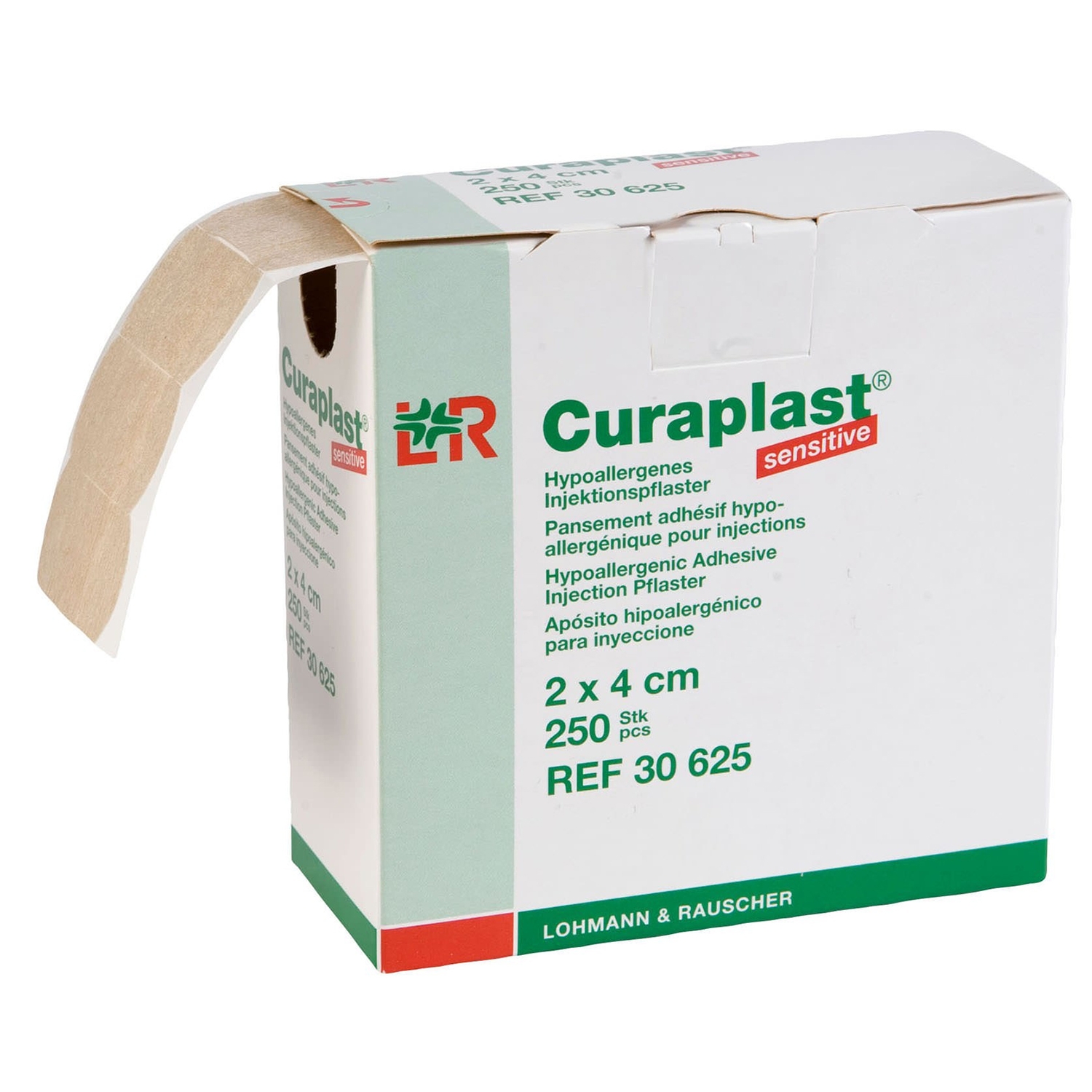 Curaplast sensitive pansements strips - 2 x 4 cm (250 pcs)