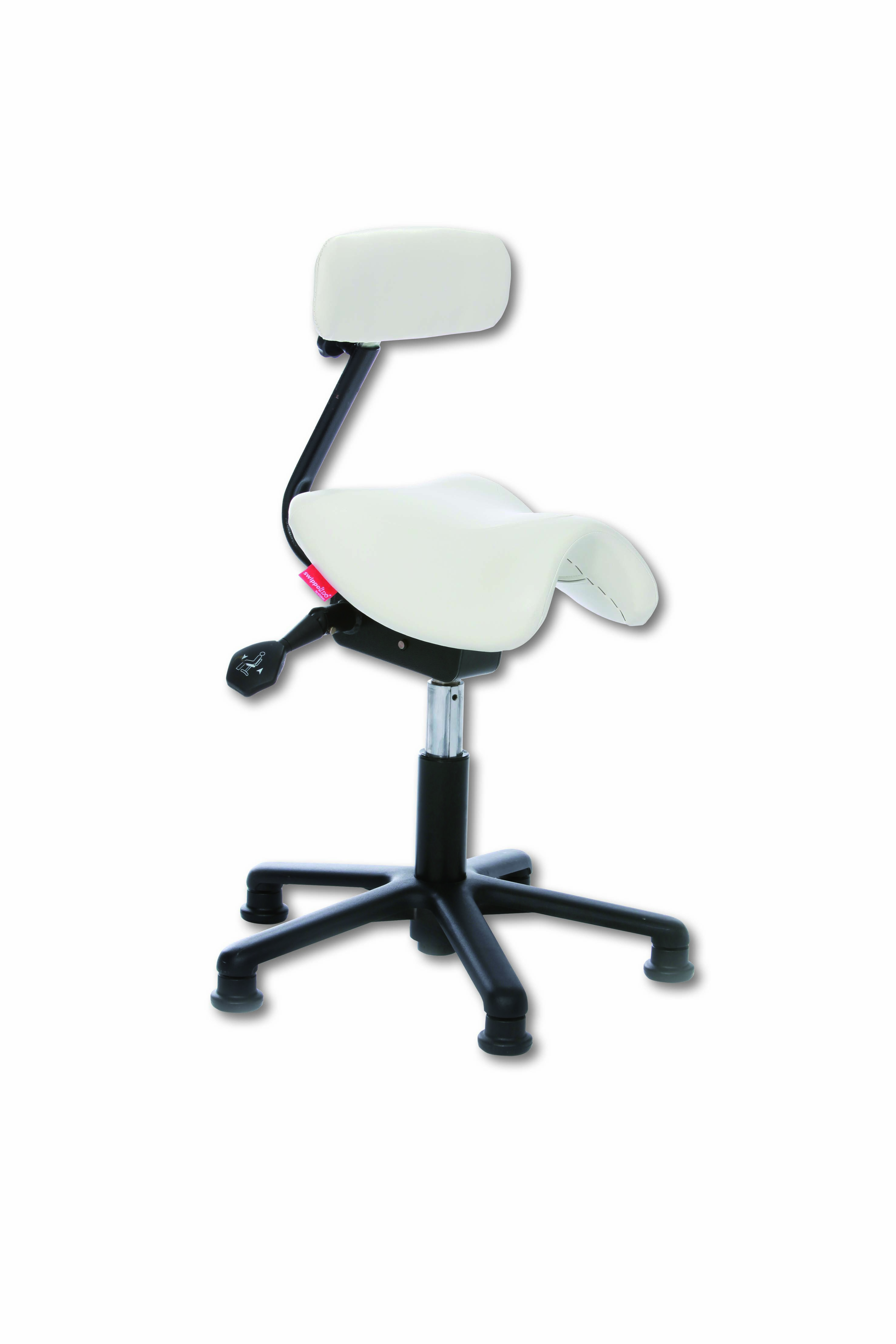 Chaise enfant en forme de selle Swippolino Viva - avec dossier