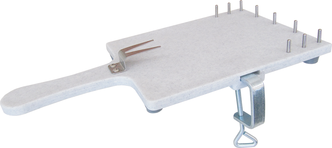 Planche de fixation avec pince pour table