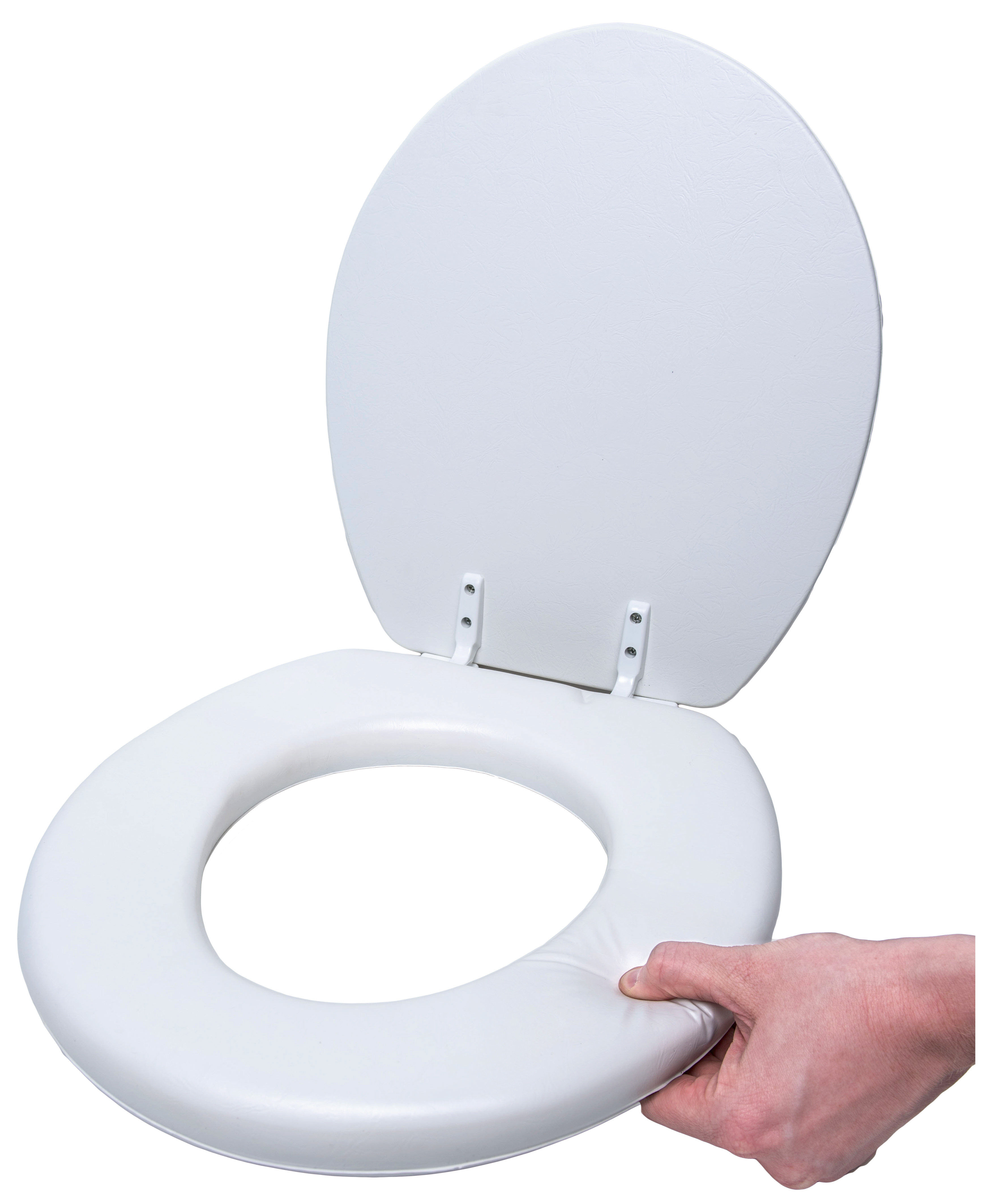 Assise de toilette douce avec couvercle - 5 cm