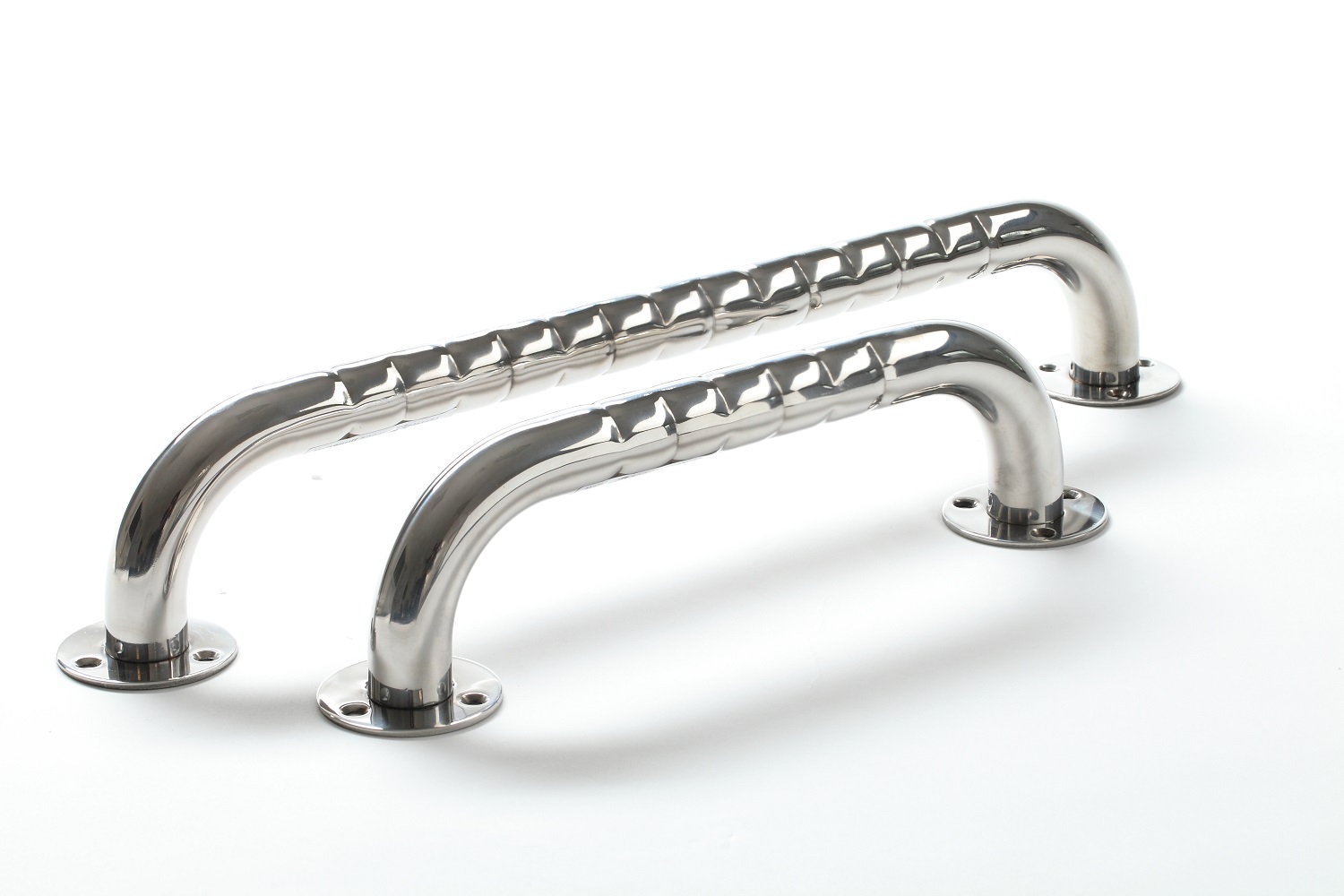 Barre murale inox avec une structure striée - Drive